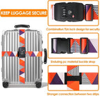 Adjustable Travel Luggage Strap Suitcase Belt Travel Bag Accessories 1.96 in W - Image 3