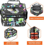OPUX Lunch Box For Women, Insulated Large Lunch Bag Adult Work, Double Decker - Image 6