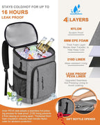 Capolo 36/45 Cans Cooler Backpack Insulated Waterproof - Image 4
