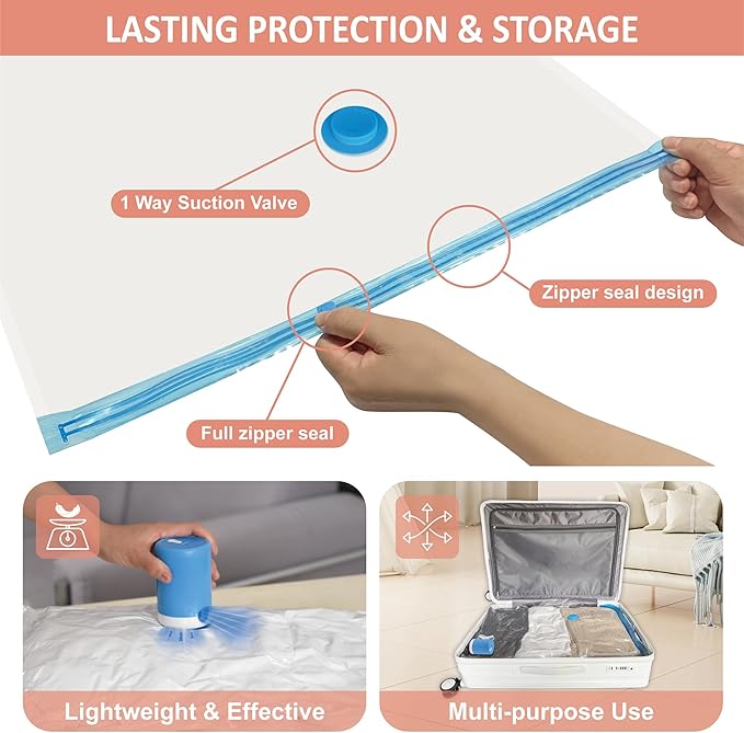 Cozy Essential 16 Pack Vacuum Storage Bags - Image 6