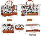 Weekender Bag for Women, Travel Duffel Bag Carry On Overnight Bag - Image 7