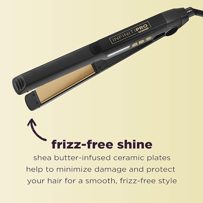 INFINITIPRO BY CONAIR Ultra-High Heat Tourmaline Ceramic 1-inch Flat Iron