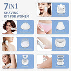 Electric Shavers for Women, 7 in 1 Hair Removal Kit - Image 2