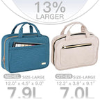 NISHEL Travel Toiletry Bag for women, Portable Hanging Organizer for Full-Sized - Image 3