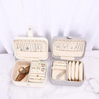 2 Layer Portable Jewelry Box, Large Jewelry Travel Case - Image 7