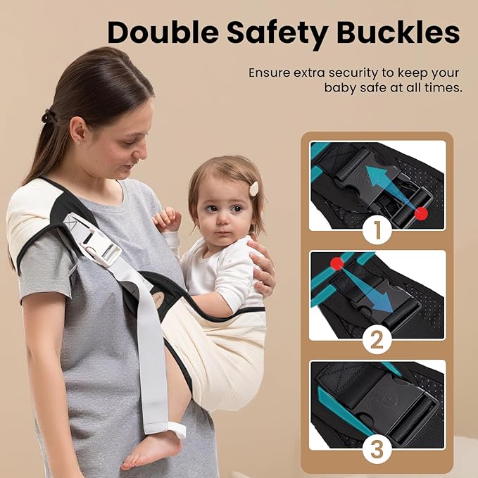 Baby Carrier Newborn to Toddler, Baby Sling Carrier, Toddler Carrier 25-60 lbs - Image 6