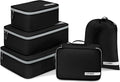 Cipway 5 Set Packing Cubes for Travel Suitcase Organizer for Accessories by Cipway