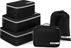 Cipway 5 Set Packing Cubes for Travel Suitcase Organizer for Accessories by Cipway
