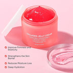 Collagen Jelly Cream, Face Moisturizer for Hydrating, Firming, Non-Greasy, Strengthen the skin barrier, 3.71 fl.oz/110ml