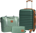 Coolife Suitcase Set 3 Piece Luggage Set Carry On Hardside Luggage by COOLIFE