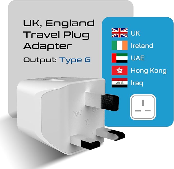 Ceptics UK adapters for travel to London, Hong Kong, Ireland - Image 3