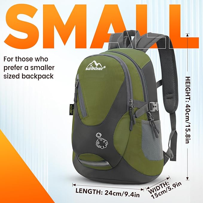 sunhiker Cycling Hiking Backpack Water Resistant Travel Backpack Lightweight - Image 2