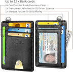 FurArt Slim Minimalist Wallet, Front Pocket Wallets, RFID Blocking, Credit Card - Image 6