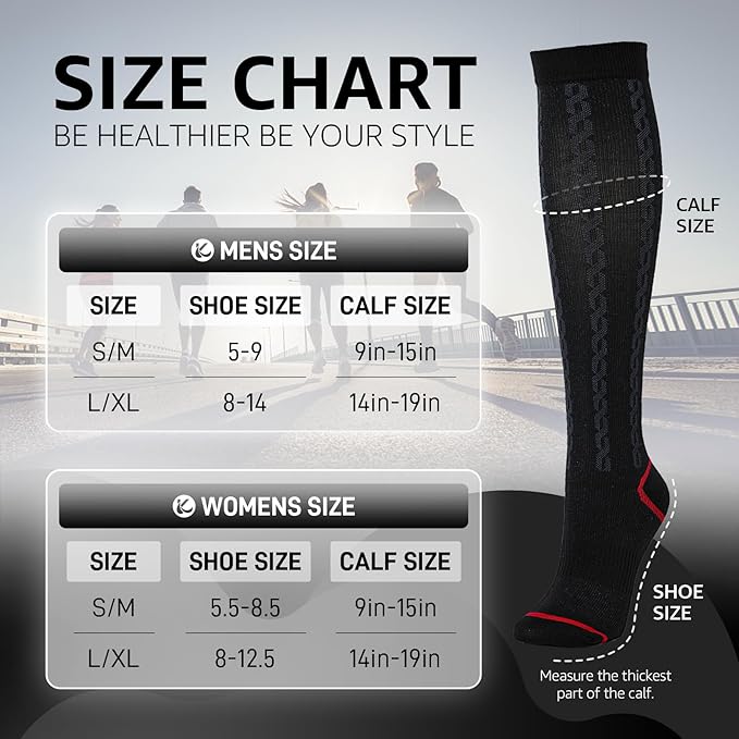 Kickticks 4 Pairs Compression Socks - Image 7