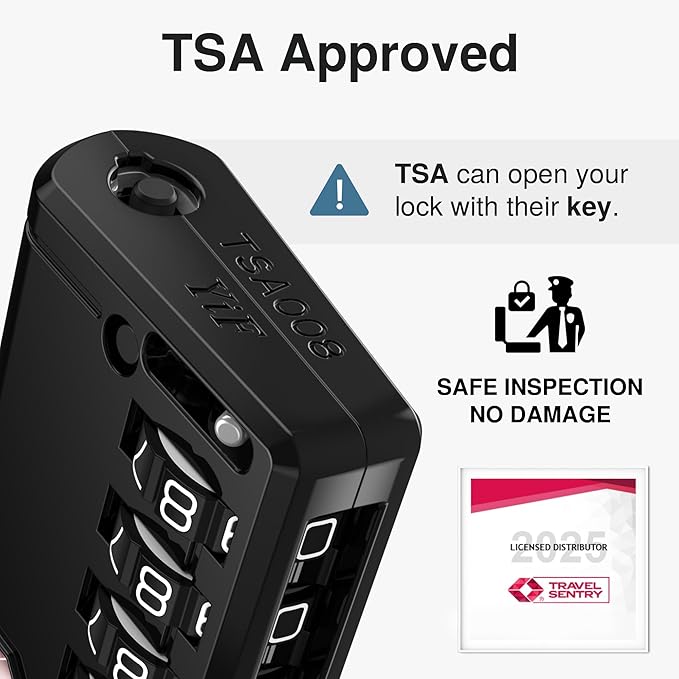 Puroma TSA Approved Luggage Travel Locks - Image 3