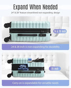 LIGHT FLIGHT Luggage Sets, 3 Piece Durable Suitcase Set - Image 6