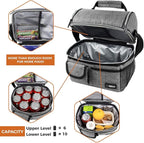 opux Lunch Box for Men, Adult Lunch Box Cooler, Insulated Lunch Bag Women - Image 8