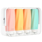 Morfone Travel Bottles for Toiletries, 3oz TSA Approved Travel Size Containers by Morfone