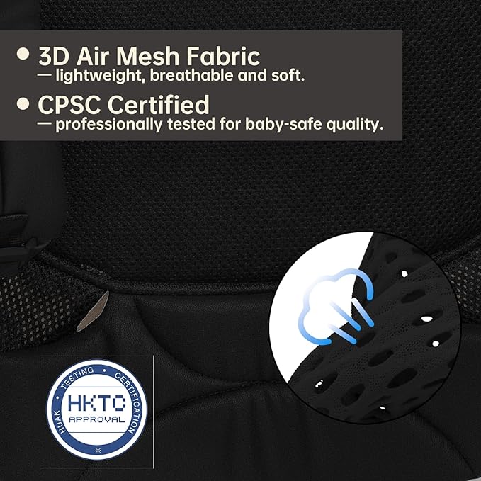 Baby Carrier for Newborns to Toddlers, Adjustable, Ultra-Soft and Weightless - Image 6
