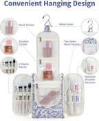 Narwey Small Hanging Toiletry Bag Women Travel Makeup Bag Organizer Toiletries - Image 2