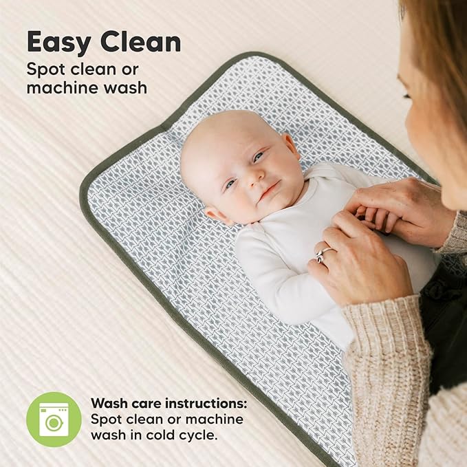 KeaBabies Portable Diaper Changing Pad, Easy Wipe Clean - Image 7