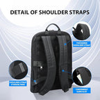 BOPai Slim Laptop Thin Business Backpack - Image 6
