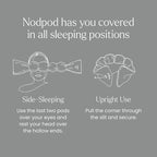Nodpod Gentle Pressure Sleep Mask | Patented Light Blocking Design - Image 5