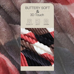 PU MEI Sherpa Blanket Twin Plaid Thick Bed Blanket, 80”*90”Super Soft Flannel - Image 5