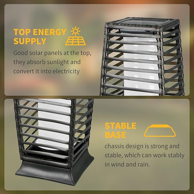 Solar Floor Lamp, Outdoor Floor Lamp, Solar Lanterns Outdoor Waterproof - Image 5