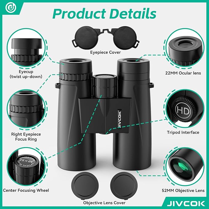 30x52 Binoculars for Adults - Image 2