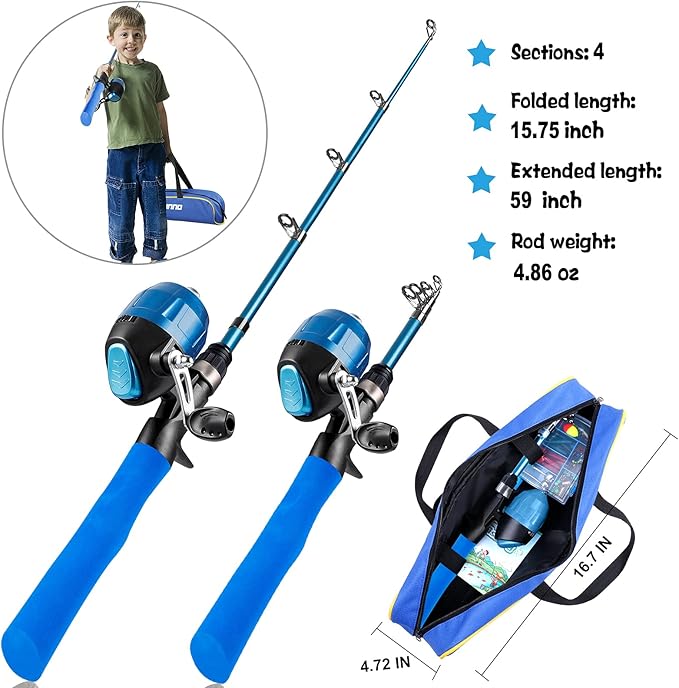 PLUSINNO Kids Fishing Pole - Image 4