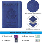 Melsbrinna Premium Leather Passport Holder Covers Case, Waterproof Rfid - Image 5