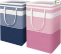 HomeHacks 2 Pack Large Laundry Baskets, Waterproof, Freestanding Laundry Hampers by HomeHacks