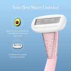 Women's Razor Shave Kit, 1 Rose Razor Handle + 6 Blade Refills - Image 5