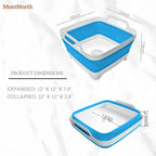 Collapsible Wash Basin 9L, Foldable Dish Tub - Image 2