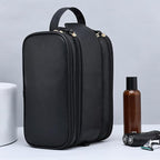Travel Toiletry bag for men PU Triple-layer Double Zipper Toiletry Bags - Image 8