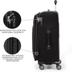 Travelpro Platinum Elite Softside Expandable Checked Luggage, 8 Wheel Spinner - Image 4