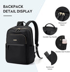 Hiking Travel Backpack for Women Casual Business Weekender Multilayer Laptop Bag - Image 4