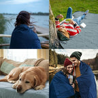 Outdoor Waterproof Blanket, Foldable Fleece Stadium Blanket - Image 6