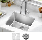 Kraus KHU101-21 Standart PRO 16 Gauge Undermount Single Bowl Set, 21 Inch - Image 2