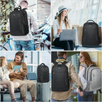 Voova Travel Laptop Backpack, Business Work Laptop Backpack - Image 7