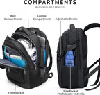 DUSLANG Anti-Theft Laptop Backpack, 15.6-14-13 Inch Laptop Sleeve, USB Charging - Image 3