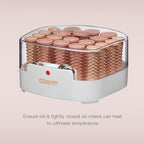 Conair Double Ceramic Hot Rollers for Long,Medium,and All Hair - HairCurler, HairRoller Clips Included - 1/2 inch,3/4 inch,and 1-inch Rollers,(Pack of 4)