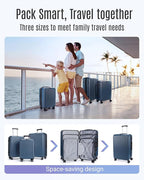 LIGHT FLIGHT Luggage Sets, Durable Hard Shell 3 Piece Set Suitcase - Image 7