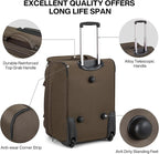 Hanke Large Expandable checked Luggage Suitcases - Image 8