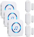 SanJie Door Chime, Door Open Contact Sensor Alarm by SANJIEGuardSecurity