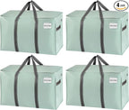 VENO 4 Pack Moving Bags, Heavy Duty, Moving Boxes Alternative, Packing Storage by Veno