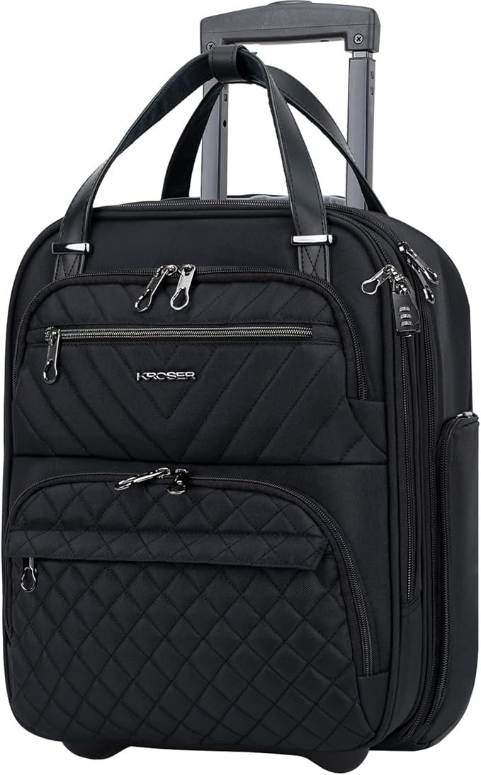 KROSER Carry On Underseat Multi-functional, 16-inch Underseater Lightweight by KROSER
