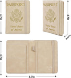 Melsbrinna Premium Leather Passport Holder Covers Case, Waterproof Rfid - Image 4