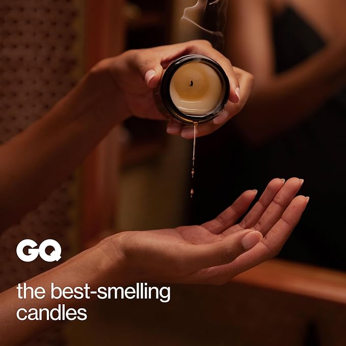 Maude Burn No. 1 - Hydrating + Skin-Softening Soybean + Jojoba Oil Massage Candle - Soothing Warm Massage Oil Candle with Notes of Amber, Lemongrass + Tonka Bean - Relaxing Self Care Gifts (4 oz)